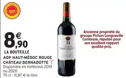 Intermarché Hyper Aop haut médoc rouge château bernadotte offre