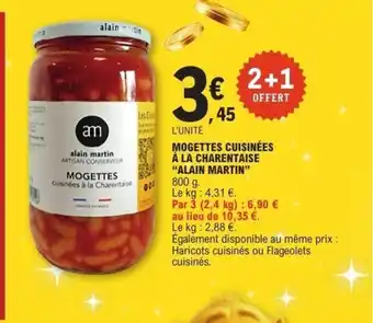 E.Leclerc ALAIN MARTIN Mogettes cuisinées à la charentaise offre