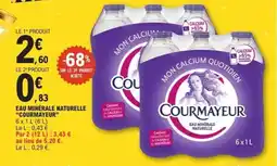 E.Leclerc COURMAYEUR Eau minérale naturelle offre