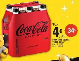 E.Leclerc COCA-COLA Soda sans sucres offre