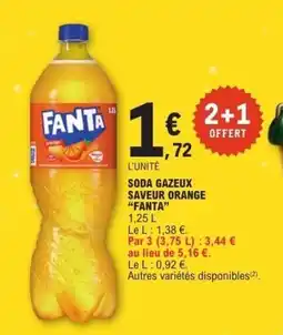 E.Leclerc FANTA Soda gazeux saveur orange offre