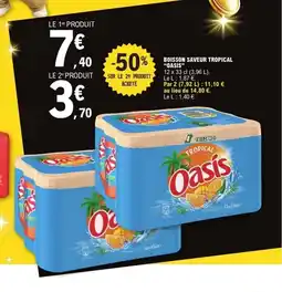 E.Leclerc OASIS Boisson saveur tropical offre