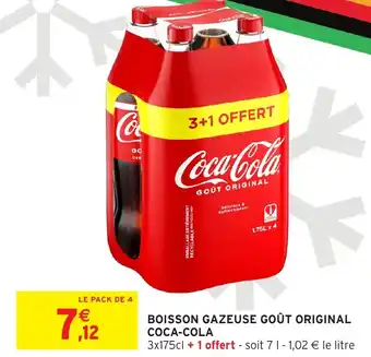 Intermarché Hyper Boisson gazeuse goût original coca-cola offre
