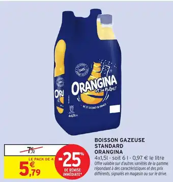 Intermarché Hyper Boisson gazeuse standard orangina offre