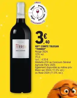 E.Leclerc TERREO Igp comte tolosan offre