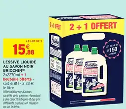 Intermarché Hyper Lessive liquide au savon noir briochin offre