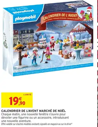 Intermarché Hyper Calendrier de l'avent marché de noël offre