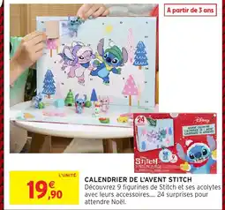 Intermarché Hyper Calendrier de l'avent stitch offre