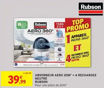 Intermarché Hyper Absorbeur aero 20m² + 4 recharges neutre rubson offre