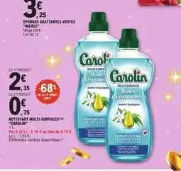 E.Leclerc CAROLIN Nettoyant multi-surfaces offre