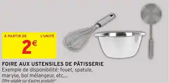 Intermarché Hyper Foire aux ustensiles de pâtisserie offre