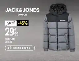 Intersport Jack&jones blouson enfant offre