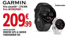 Intersport Montre gps & cardio forerunner 165 offre