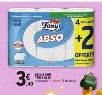 E.Leclerc FOXY ABSO Essuie-tout offre