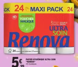 E.Leclerc RENOVA Papier hygiénique ultra soin offre