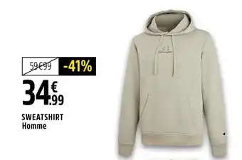 Intersport Sweatshirt homme offre