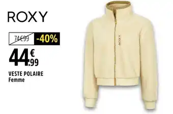 Intersport Veste polaire femme offre