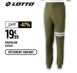 Intersport Pantalon enfant offre