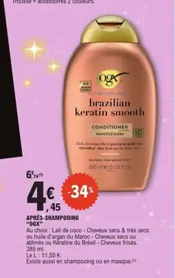 E.Leclerc OGX Après-shampooing offre