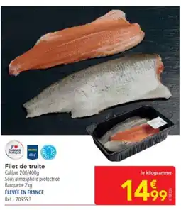 METRO Filet de truite offre