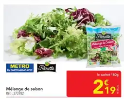 METRO Mélange de saison offre