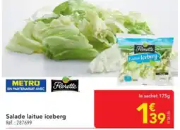 METRO Salade laitue iceberg offre