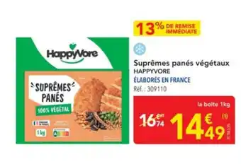 METRO HAPPYVORE Suprêmes panés végétaux offre