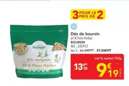METRO BOURSIN Dés de boursin offre