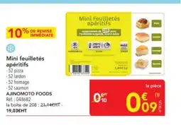 METRO AJINOMOTO FOODS Mini feuilletés apéritifs offre