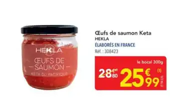 METRO HEKLA Œufs de saumon Keta offre