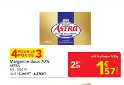 METRO ASTRA Margarine doux 70% offre
