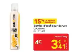 METRO COCOTINE Bombe d'œuf pour dorure offre
