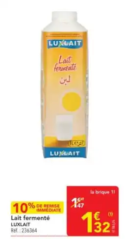 METRO LUXLAIT Lait fermenté offre