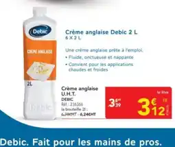 METRO DEBIC Crème anglaise offre