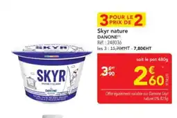 METRO DANONE Skyr nature offre