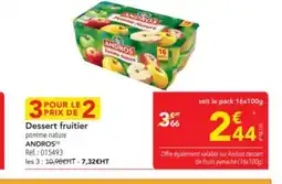 METRO ANDROS Dessert fruitier offre