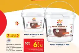 METRO YOPLAIT PROFESSIONNEL Mousse au chocolat offre