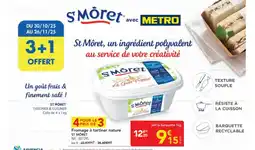 METRO ST MÔRET Fromage à tartiner nature offre