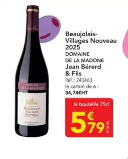 METRO Beaujolais- Villages Nouveau 2025 offre