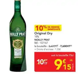 METRO NOILLY PRAT Original Dry offre