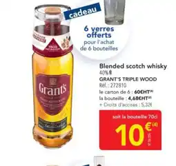 METRO GRANT'S TRIPLE WOOD Blended scotch whisky offre