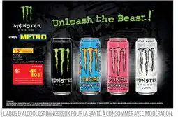 METRO MONSTER Energy offre