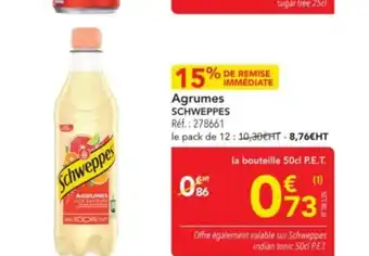 METRO SCHWEPPES Agrumes offre