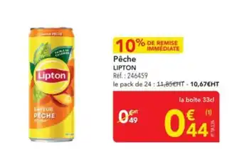 METRO LIPTON Pêche offre