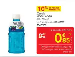 METRO MOGU MOGU Cassis offre