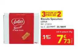 METRO LOTUS Biscuits Speculoos offre