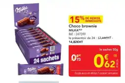 METRO MILKA Choco brownie offre