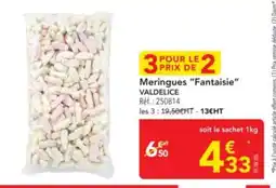 METRO VALDELICE Meringues Fantaisie offre