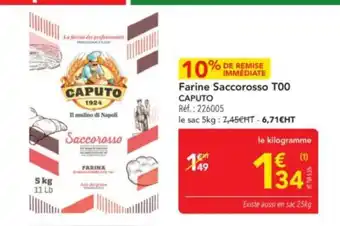 METRO CAPUTO Farine Saccorosso offre