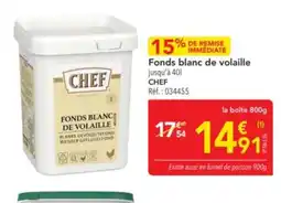 METRO CHEF Fonds blanc de volaille offre